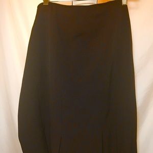 Brown Dress Skirt w/Bottom Pleats Like New 💕